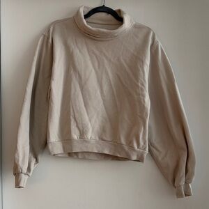Abercrombie & Fitch Cream Cowl Neck Women's Sweater